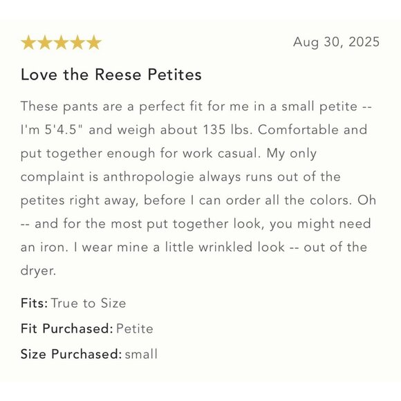 NWT Size L - The Reese Linen Blend Pull-On Barrel Pants Pilcro (NWT US$ 118) - Picture 15 of 16